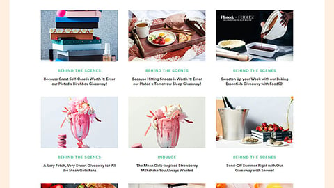 Plated 'Giveaway' Web Page