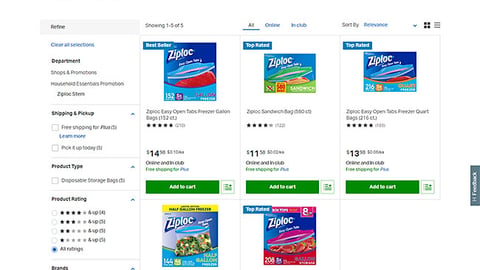 Ziploc STEM Sam's Club Shop