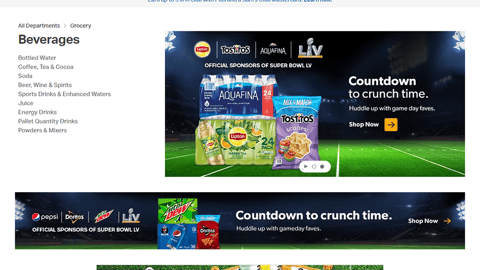 Sam's Club PepsiCo/Frito-Lay Super Bowl LV Ads