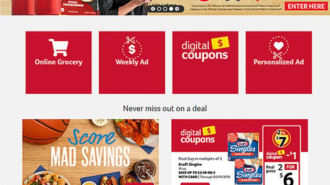 Winn-Dixie Coca-Cola, Nabisco 'Final Four' Carousel Ad 