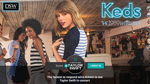 Keds DSW Taylor Swift Campaign