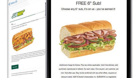 Subway Wi-Fi Promotion Test