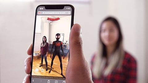 Sony Pictures Web-Based AR Experience
