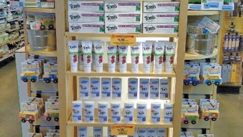Tom's of Maine Whole Foods Endcap