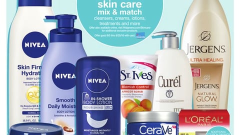 Walgreens Multi-Brand 'Skin Care' Feature