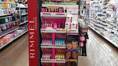 Uoma by Sharon C. Walmart Endcap Display